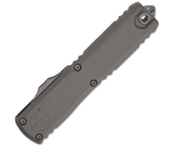 Microtech Ultratech ZBP Zero Blade Play OTF Knife 3.5" M390MK Apocalyptic Tanto Blade, Machine Clear Aluminum Handle – 1123-10 APNC - Gear Supply Company
