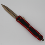 Microtech Makora Red D/E Bronze Collector Signature Series - 206-13RDS - Gear Supply Company