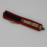 Microtech Makora Red D/E Bronze Collector Signature Series - 206-13RDS - Gear Supply Company