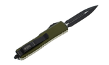 Microtech UTX-85 D/E Serrated Black Blade With OD Green Handles - 232-3OD - Gear Supply Company
