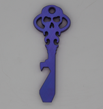 Chaves Ultramar Knives Skeleton Key Titanium Tool Prybar – High Voltage Purple Titanium Crosshatch  - KEY/TL/HVPTI/CH - Gear Supply Company