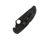 Spyderco Delica 4 Distributor Sprint Run Lockback Knife 2.9" CruWear Black TiCN Plain Blade With Carbon Fiber Handles – C11CFPBK - Gear Supply Company