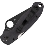 Spyderco Para 3 Folding Knife 3" S45VN Black Plainedge Blade - Black G10 Handles - Compression Locking – C223GPBK - Gear Supply Company