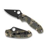 Spyderco Para 3 Compression Lock Knife With Digital Camo G-10 (3" Black DLC Blade) – C223GPCMOBK - Gear Supply Company