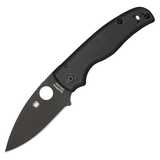 Spyderco Shaman Compression Lock Knife Black G-10 Handles (3.6" Black Blade) C229GPBK - Gear Supply Company