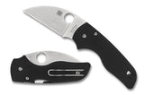 Spyderco Lil’ Native Wharncliffe PlainEdge Black G-10 Handles - C230GPWC - Gear Supply Company