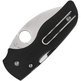 Spyderco Lil’ Native Wharncliffe PlainEdge Black G-10 Handles - C230GPWC - Gear Supply Company