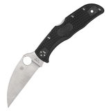 Spyderco Endela Back Lock Wharncliffe Knife With Black FRN Handles (3.4” Wharncliffe VG-10 Satin Blade) – C243FPWCBK - Gear Supply Company