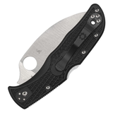 Spyderco Endela Back Lock Wharncliffe Knife With Black FRN Handles (3.4” Wharncliffe VG-10 Satin Blade) – C243FPWCBK - Gear Supply Company