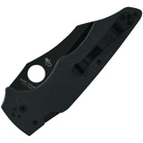 Spyderco YoJumbo Compression Lock Knife Black G-10 (4" Black) C253GPBBK - Gear Supply Company