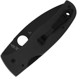 Spyderco Bodacious Compression Lock Folding Knife 3.63" S30V Black DLC Coating Plain Blade With Black G10 Handles - C263GPBK - Gear Supply Company
