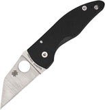 Spyderco MicroJimbo Pocket Knife With Black G-10 Handles, S30V Wharncliffe Blade - C264GP - Gear Supply Company