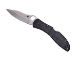 Spyderco Centofante 3 Lockback Knife With Carbon Fiber Handles, 3.125" CPM-CruWear Drop Point Blade - C66CFP3 - Gear Supply Company