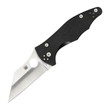 Spyderco Yojimbo 2 Knife With Black G-10 Handle (3.125" Satin Blade) - C85GP2 - Gear Supply Company