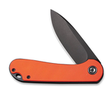 CIVIVI Knives Elementum Flipper Knife 2.96" D2 Black Stonewashed Blade, Orange G10 Handles, Liner Lock -  C907Y - Gear Supply Company