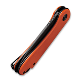CIVIVI Knives Elementum Flipper Knife 2.96" D2 Black Stonewashed Blade, Orange G10 Handles, Liner Lock -  C907Y - Gear Supply Company