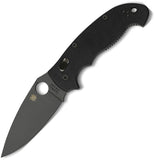 Spyderco Manix 2 XL Folding Knife 3.88" S30V Black Plain Blade, Black G10 Handles, Ball Bearing Lock - C95GPBBK2 - Gear Supply Company