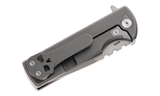 Chaves T.A.K. Integral 2.75” Satin M390 Frame Lock Knife With Titanium Handles – Drop Point - CK-1C1-1A1B-1A0 - Gear Supply Company