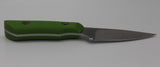 Edge Knife Works Exclusive Mini Huntsman Magnacut Steel Fixed Blade Knife With Green G-10 Handle – EKW0005 - Gear Supply Company