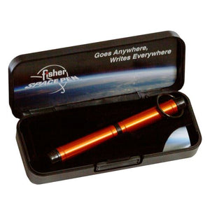 Fisher Space Pen Orange Anodized Aluminum Backpacker Pen With Key Chain - BP/O - Gear Supply Company