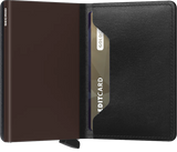 Secrid Slimwallet – Original Black – Brown Protector - Gear Supply Company