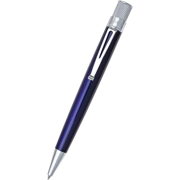 Retro51 Tornado Classic Lacquers Rollerball Pen - True Blue - Gear Supply Company