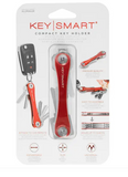KeySmart Original Key Holder | Aluminum | Holds 8 Keys - Red - Gear Supply Company