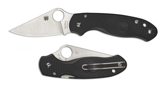 Spyderco Para 3 Lightweight Compression Lock Folding Knife Black FRN (3