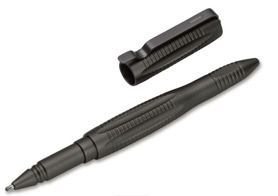 Boker Plus Click-On Aluminum Tactical Pen (Gray) 09BO119 - Gear Supply Company