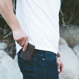 Voyager Leather Wallet: Saddle - Gear Supply Company