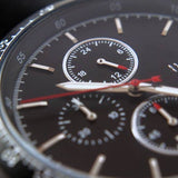 Diamond Black Racer Chronograph - 42mm - Gear Supply Company