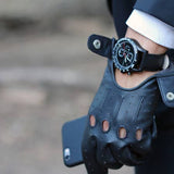 Diamond Black Racer Chronograph - 42mm - Gear Supply Company