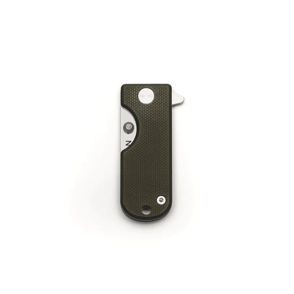 WESN Microblade Frame Lock Knife -  OD Green G10 x Titanium (1.5