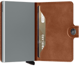 Secrid Miniwallet - Vintage Cognac / Silver - Gear Supply Company
