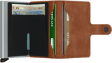 Secrid Miniwallet - Vintage Cognac / Silver - Gear Supply Company
