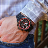 Blacklist Streetmatic Chronograph Rosso Corsa - Black - Gear Supply Company