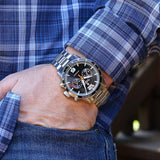 Blacklist Streetmatic Chronograph Black Sunray - Steel - Gear Supply Company