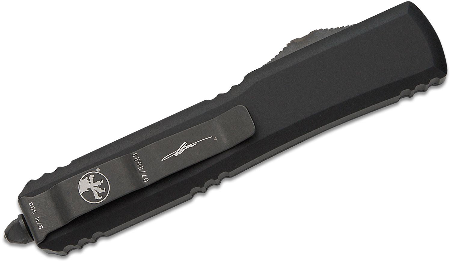Microtech Ultratech OTF Knife 3.46 Apocalyptic Double Edge Dagger