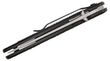 Kershaw Ken Onion Blur Assisted Folding Knife 3.4" S30V Stonewash Plain Blade, Black Aluminum Handles, Liner Lock -  1670S30V - Gear Supply Company