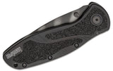 Kershaw Ken Onion Blur Assisted Folding Knife 3.4" 14C28N Tiger Stripe Plain Tanto Blade, Black Aluminum Handles, Liner Lock - 1670TTS - Gear Supply Company