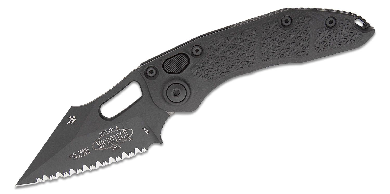 Microtech Borka Auto Stitch 169-3T Tactical Black Standard S