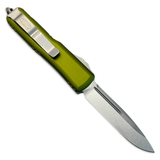 Microtech UTX-85 Knife 3" Stonewashed Plain Blade, OD Green Aluminum Handles – 231-10 OD