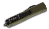 Microtech UTX-85  Knife 3" Black Plain Blade, OD Green Aluminum Handles -  231-1OD: - Gear Supply Company