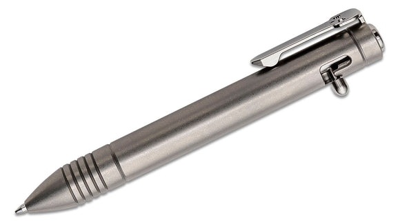 Chaves Ultramar Solid Titanium Bolt Action Pen, 4.82