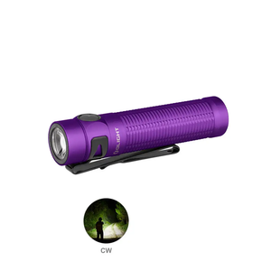 Olight Baton 3 Pro Rechargeable Flashlight With Cool White Light - Purple - Gear Supply Company