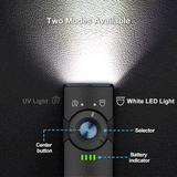 Olight Arkfeld UV – White Light and UV Dual Light Sources Flashlight – CW (5700-6700K) - Black - Gear Supply Company