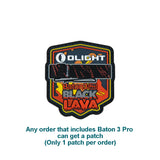 Olight Baton 3 Pro Rechargeable Flashlight – Cool White Light – Black Lava - Gear Supply Company