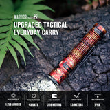 Olight Warrior Mini 2 Compact EDC Tactical Flashlight – Lava Camouflage - Gear Supply Company