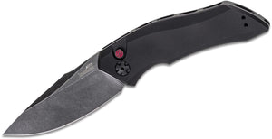 Kershaw Launch 1 AUTO Folding Knife 3.4" CPM-154 Blackwash Plain Blade, Aluminum Handles -  7100BW - Gear Supply Company