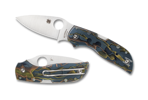 Spyderco Chaparral Raffir Noble Handle Folding Knife – PlainEdge, Stainless Steel - C152RNP - Gear Supply Company